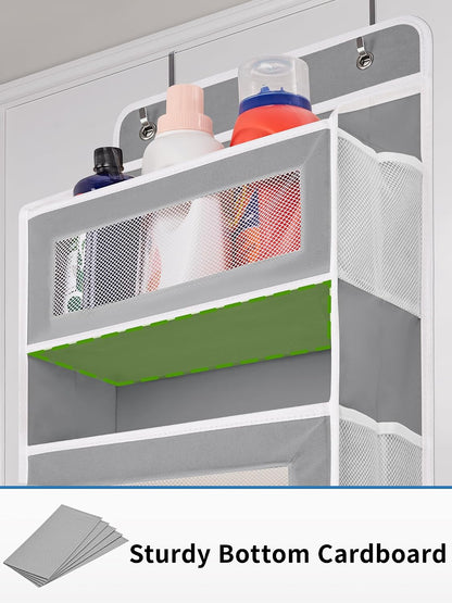 5-Tier Over-the-Door Storage Organizer – 10 Large Pockets, No-Drill Hanging Rack for Bedroom, Bathroom, Dorm & Back-to-School Essentials
